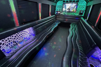 Schenectady Limo Bus Interior